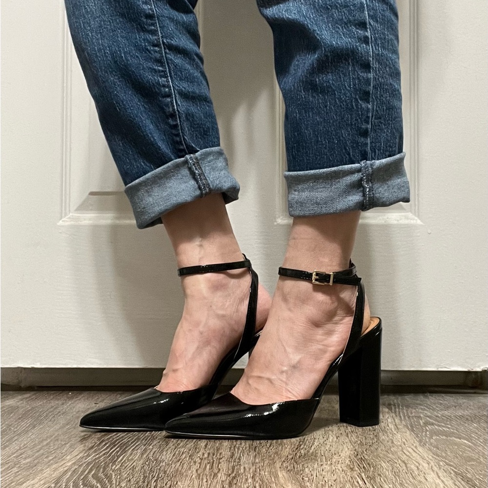 Jessica Simpson Strappy Black Heels